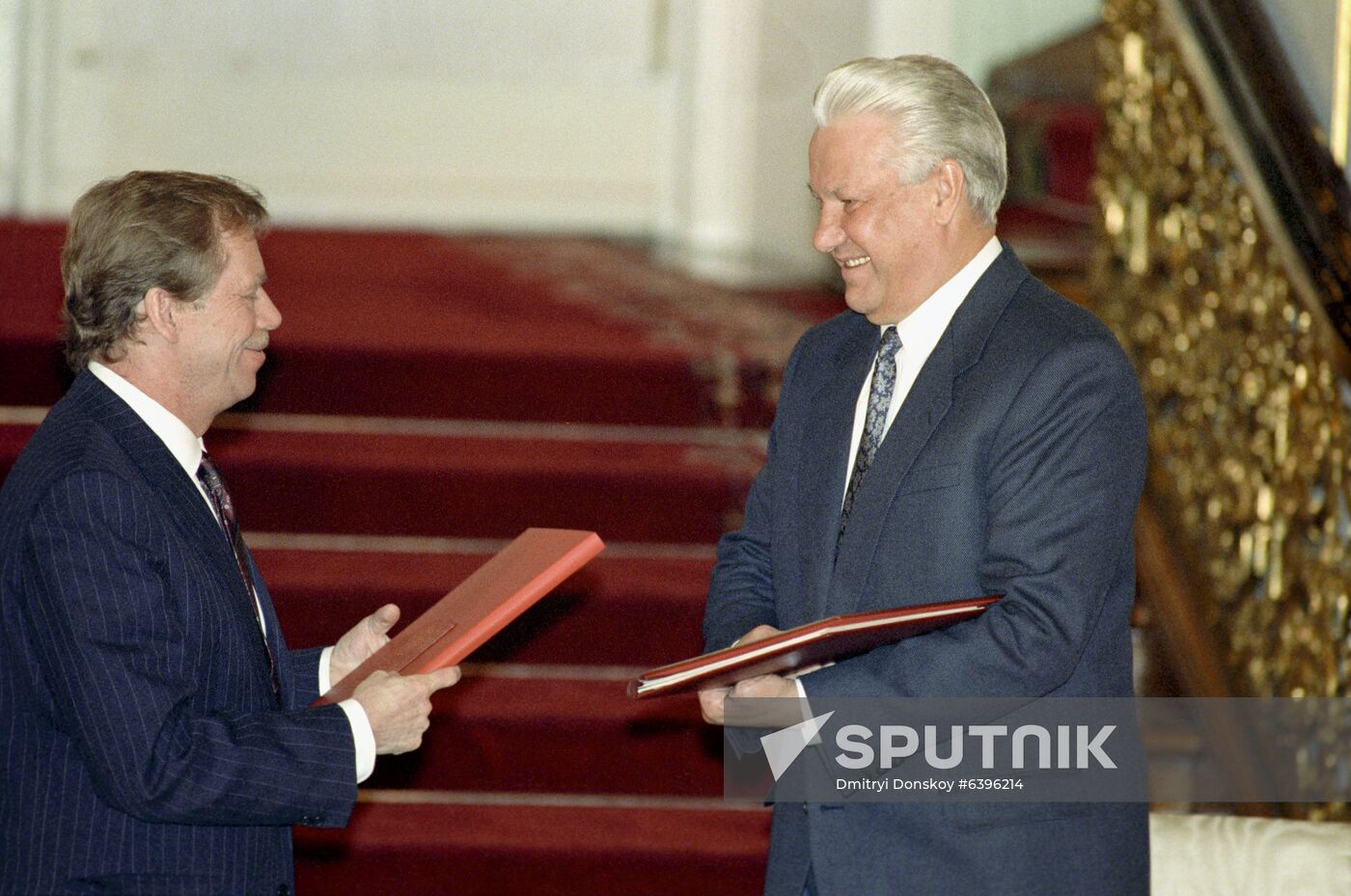 President of Czechoslovakia Vaclav Havel visits Russia
