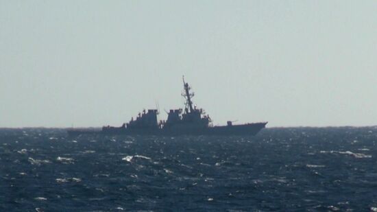 Russia US Warship