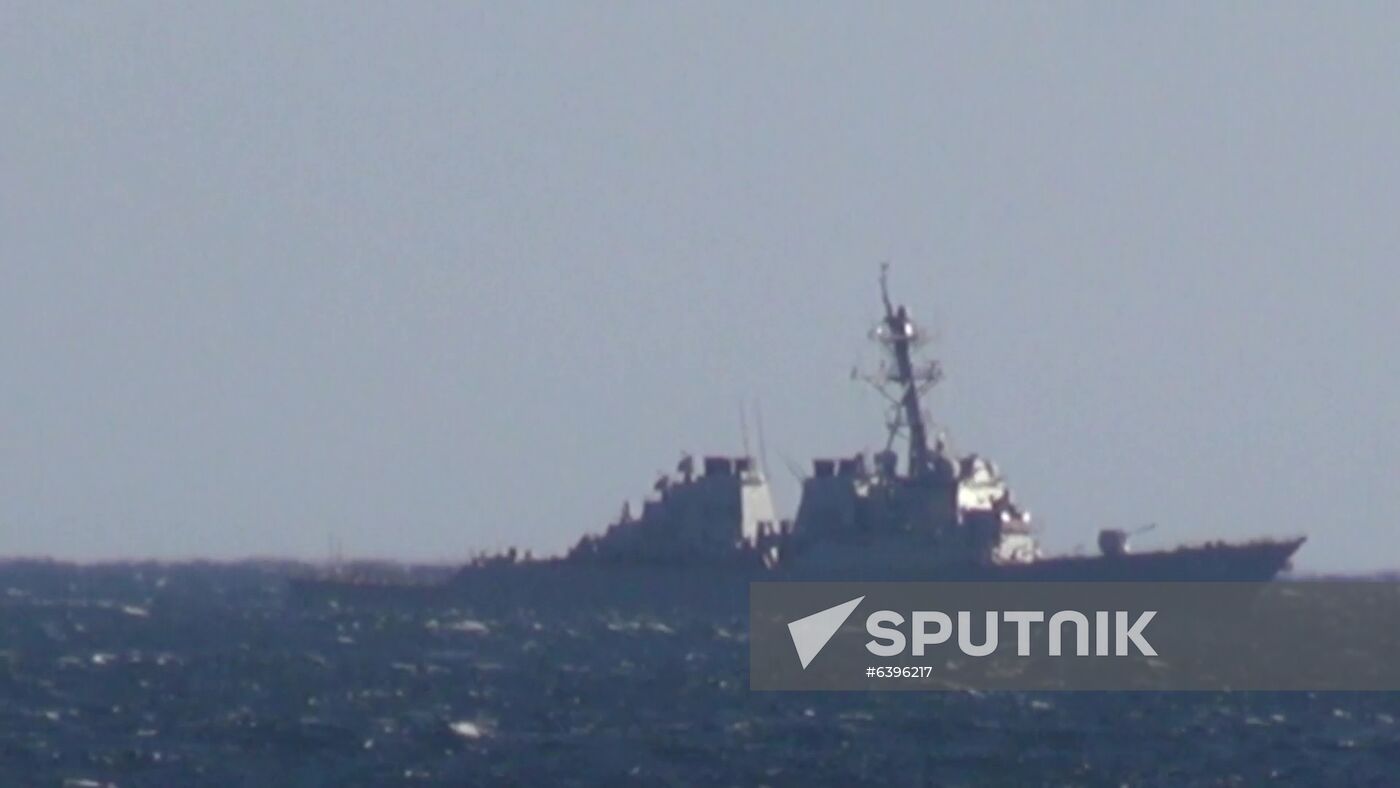 Russia US Warship