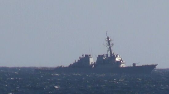 Russia US Warship