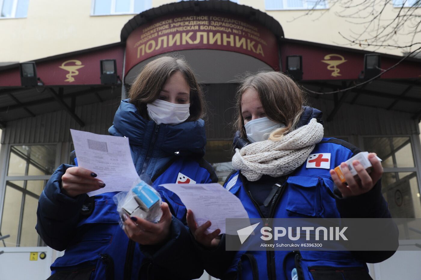 Russia Coronavirus Volunteers