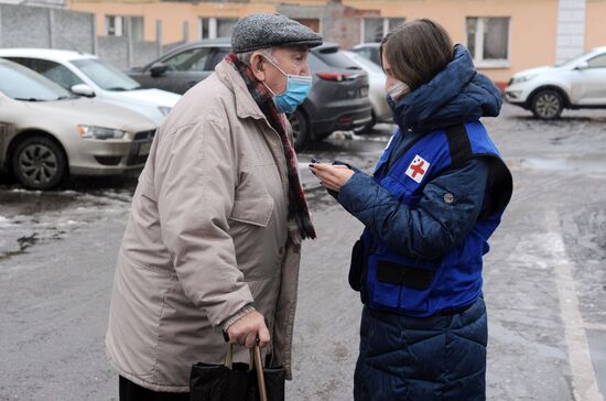 Russia Coronavirus Volunteers