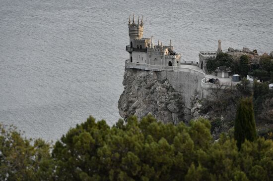 Russia Crimea Swallow's Nest Reconstruction