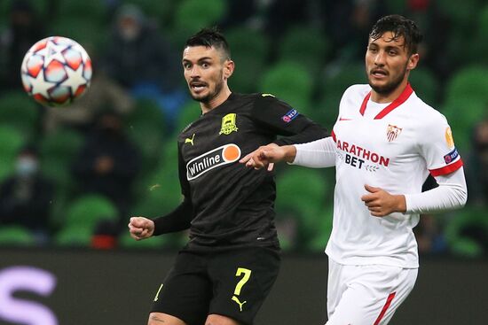 Russia Soccer Champions League Krasnodar - Sevilla