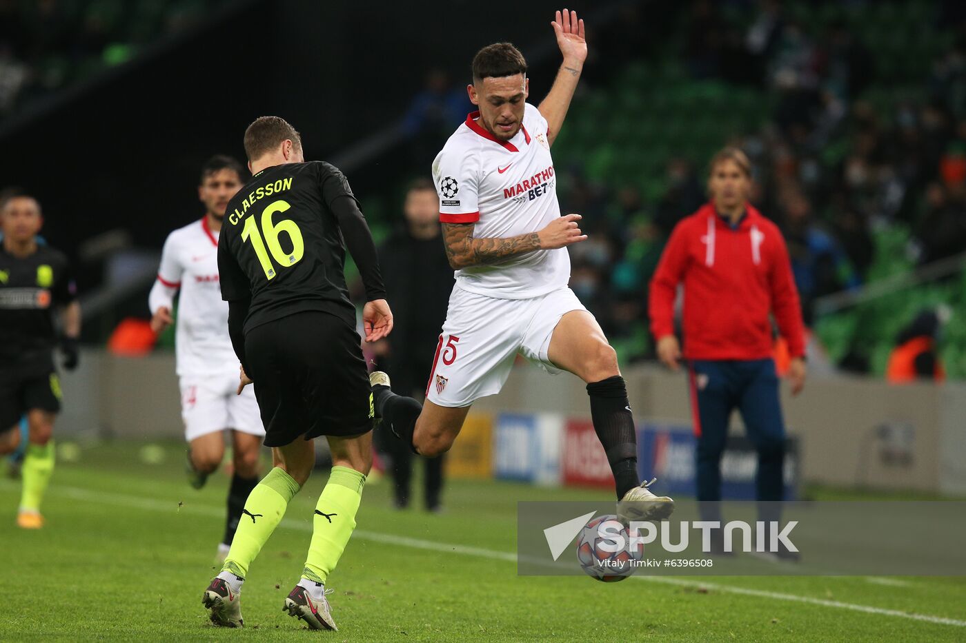 Russia Soccer Champions League Krasnodar - Sevilla