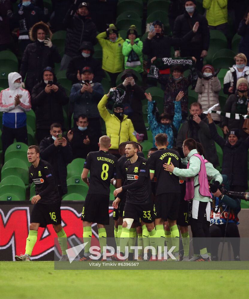 Russia Soccer Champions League Krasnodar - Sevilla