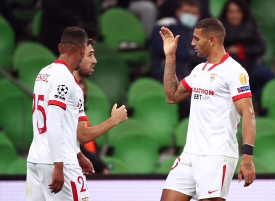 Russia Soccer Champions League Krasnodar - Sevilla