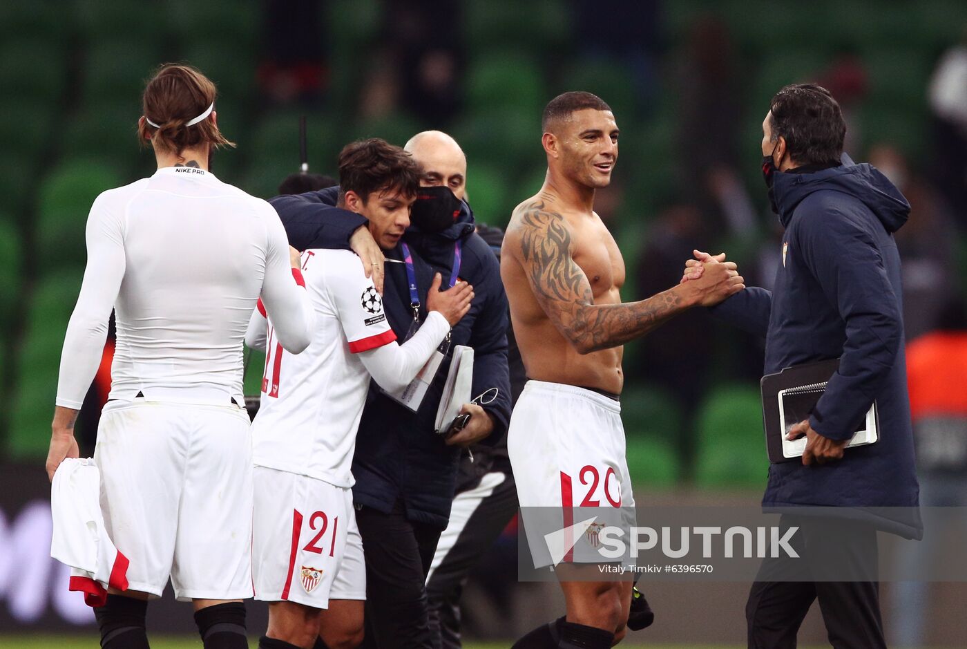 Russia Soccer Champions League Krasnodar - Sevilla