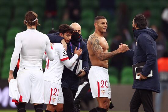 Russia Soccer Champions League Krasnodar - Sevilla