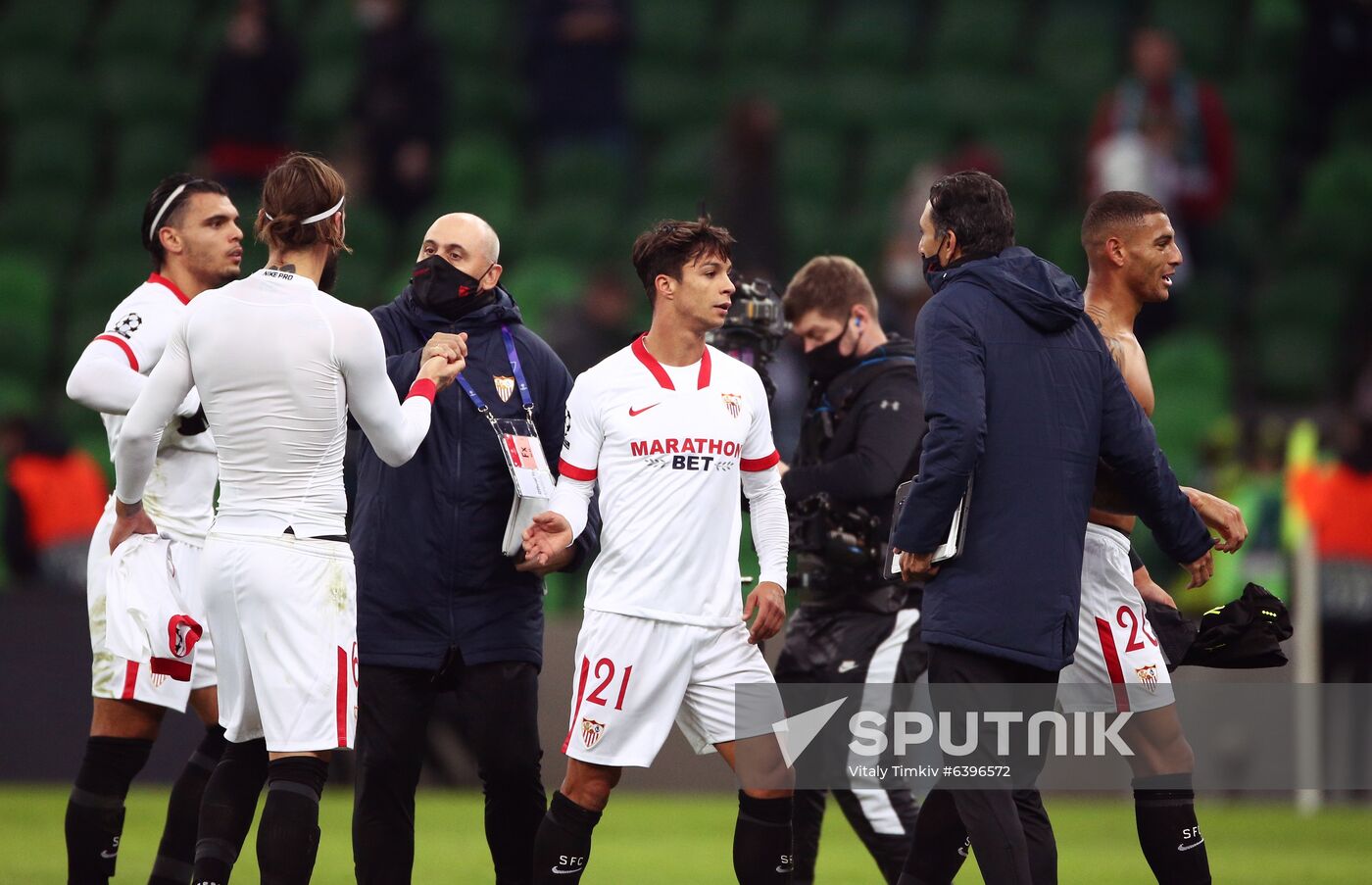 Russia Soccer Champions League Krasnodar - Sevilla