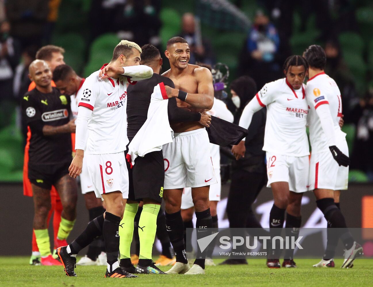 Russia Soccer Champions League Krasnodar - Sevilla