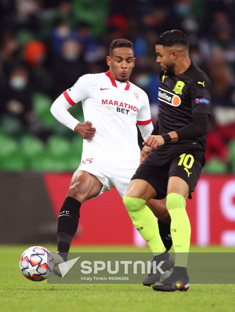 Russia Soccer Champions League Krasnodar - Sevilla