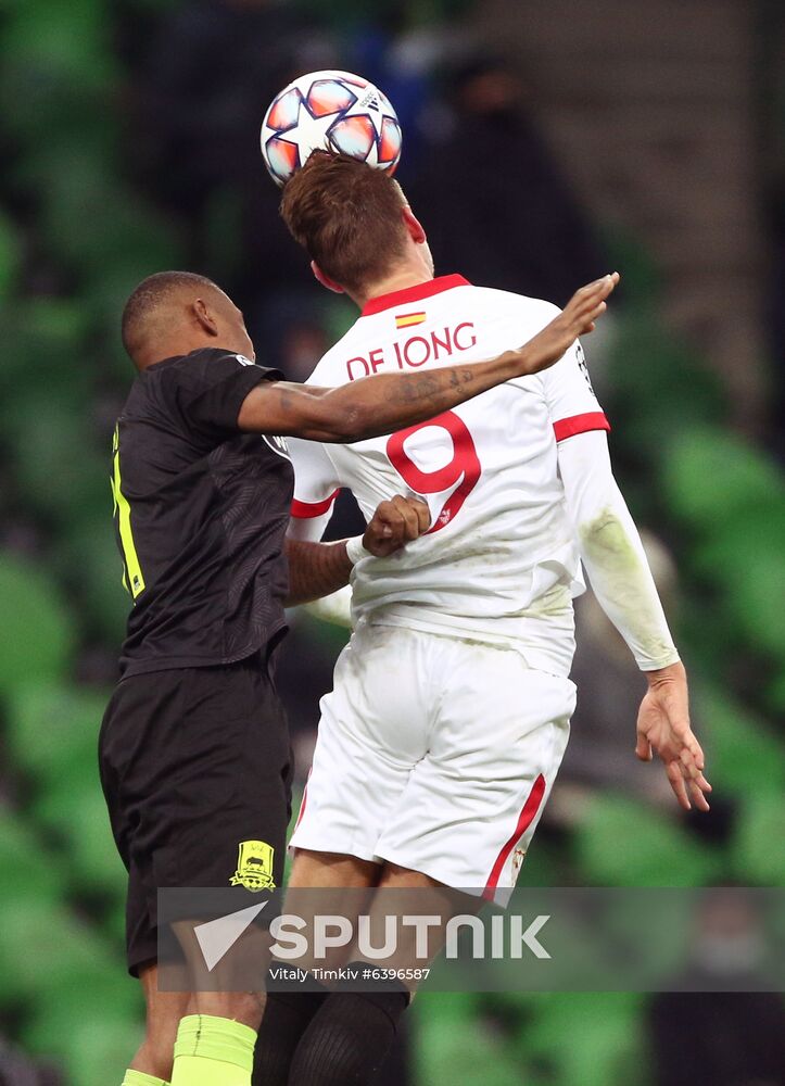 Russia Soccer Champions League Krasnodar - Sevilla