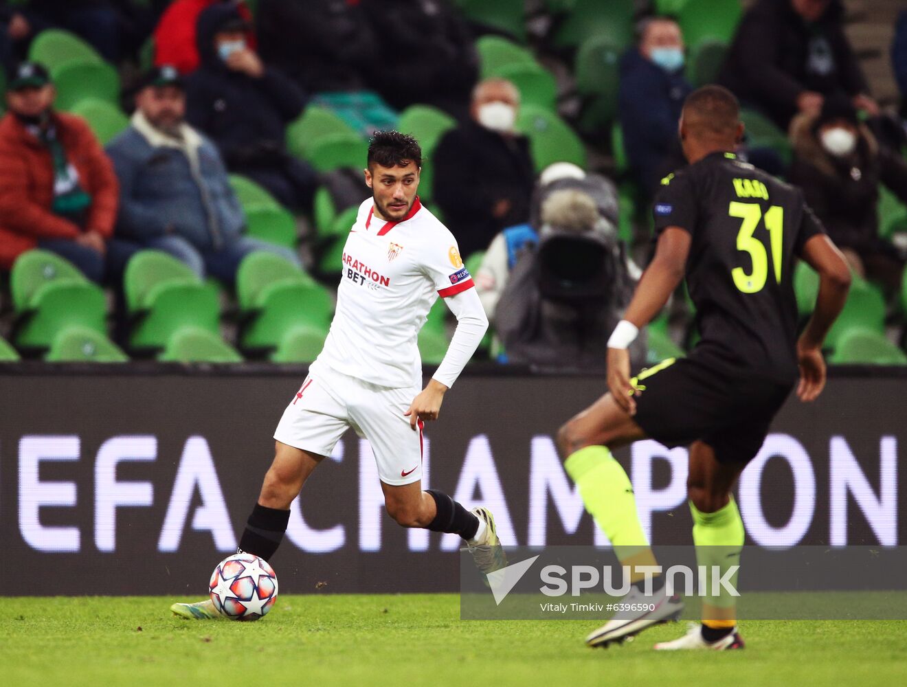 Russia Soccer Champions League Krasnodar - Sevilla