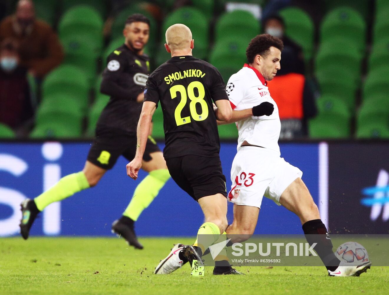 Russia Soccer Champions League Krasnodar - Sevilla