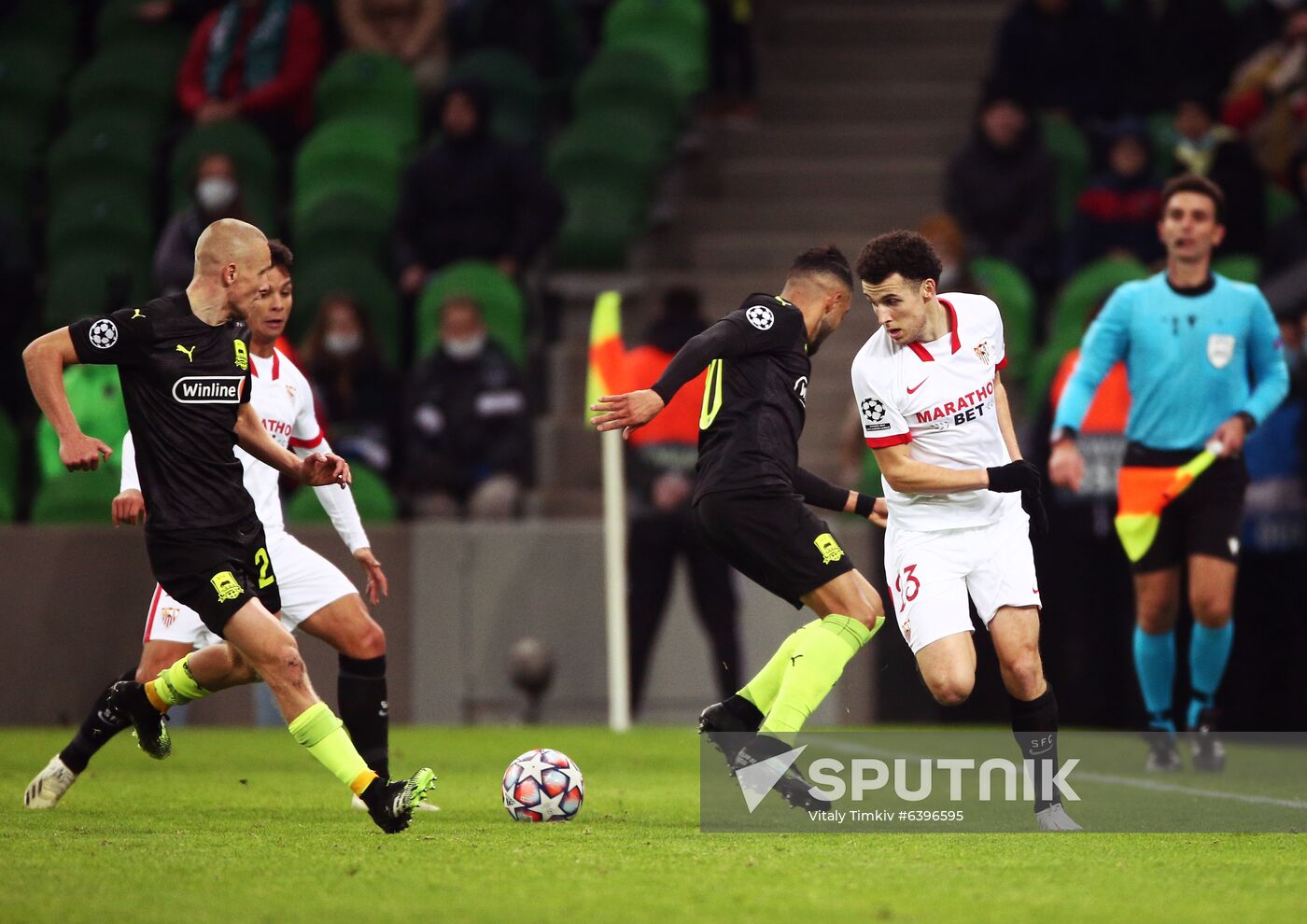 Russia Soccer Champions League Krasnodar - Sevilla