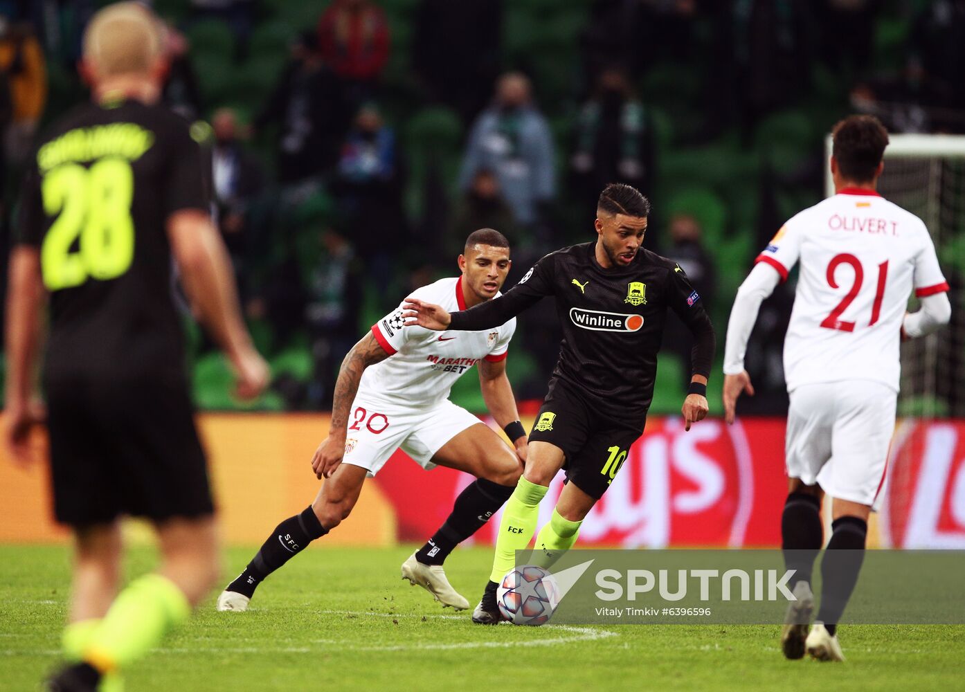 Russia Soccer Champions League Krasnodar - Sevilla