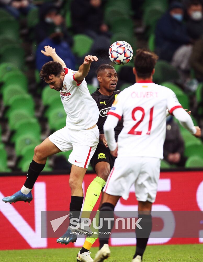 Russia Soccer Champions League Krasnodar - Sevilla