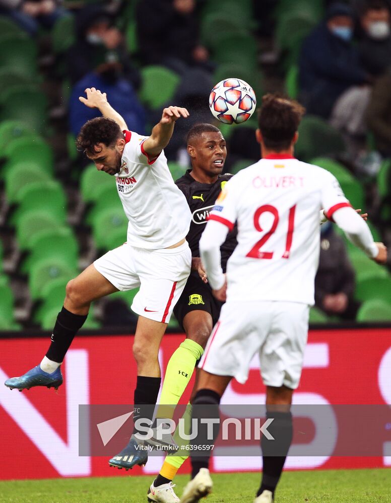 Russia Soccer Champions League Krasnodar - Sevilla