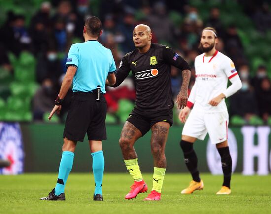 Russia Soccer Champions League Krasnodar - Sevilla