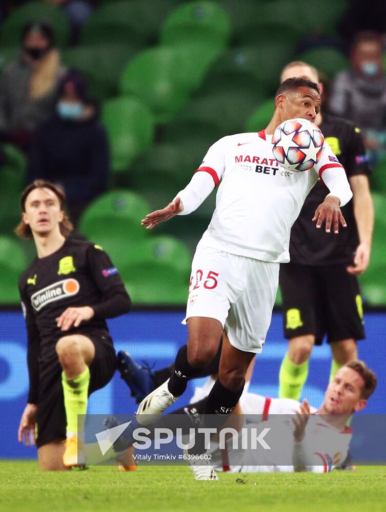 Russia Soccer Champions League Krasnodar - Sevilla