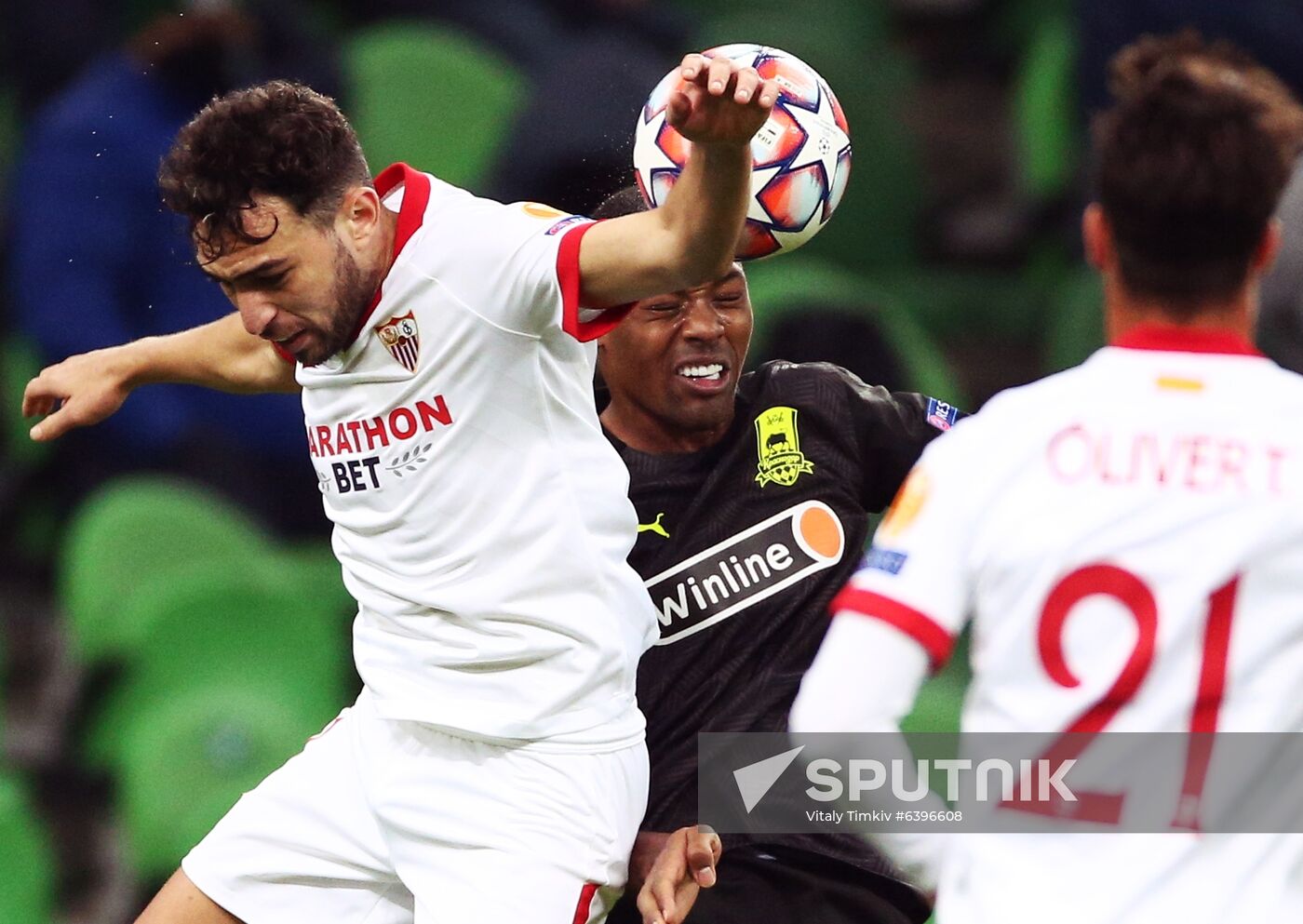 Russia Soccer Champions League Krasnodar - Sevilla