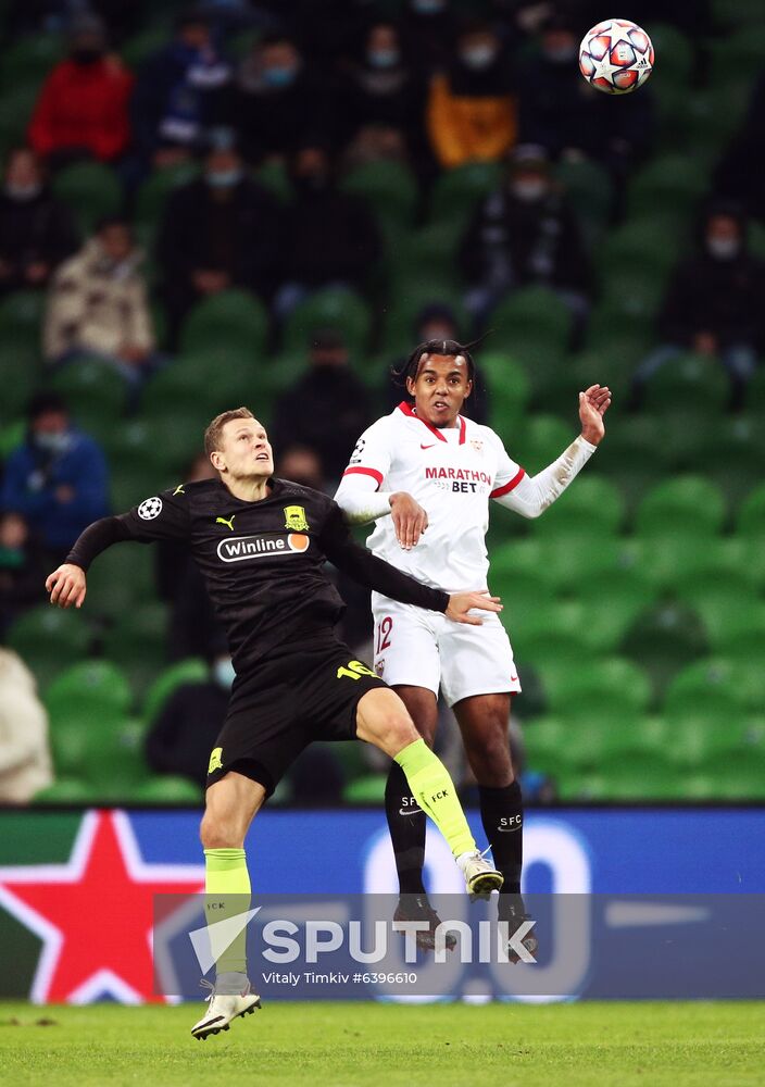 Russia Soccer Champions League Krasnodar - Sevilla