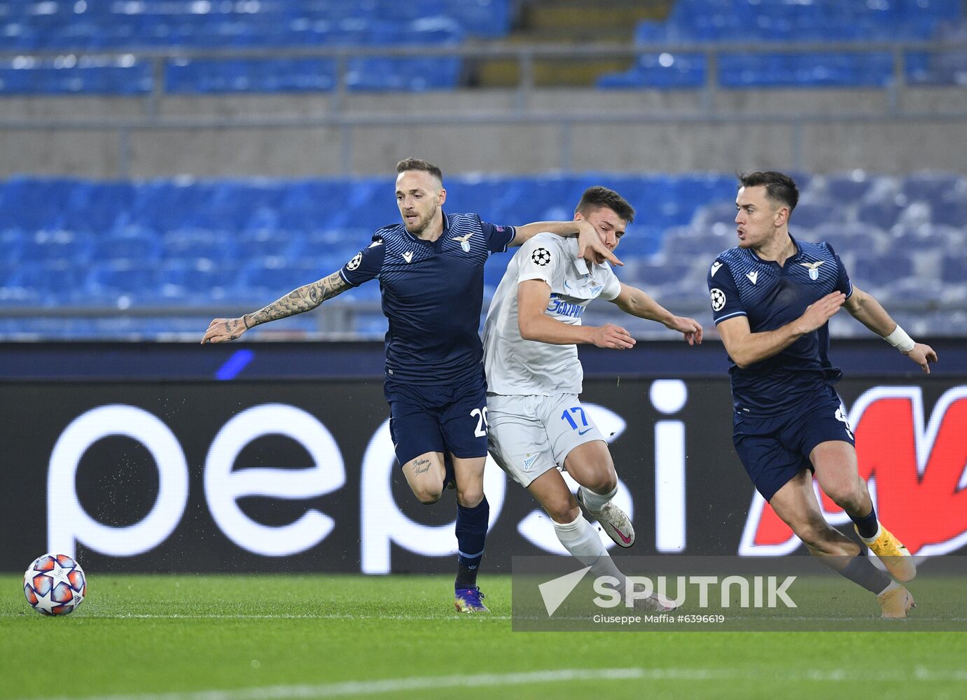 Italy Soccer Champions League Lazio - Zenit