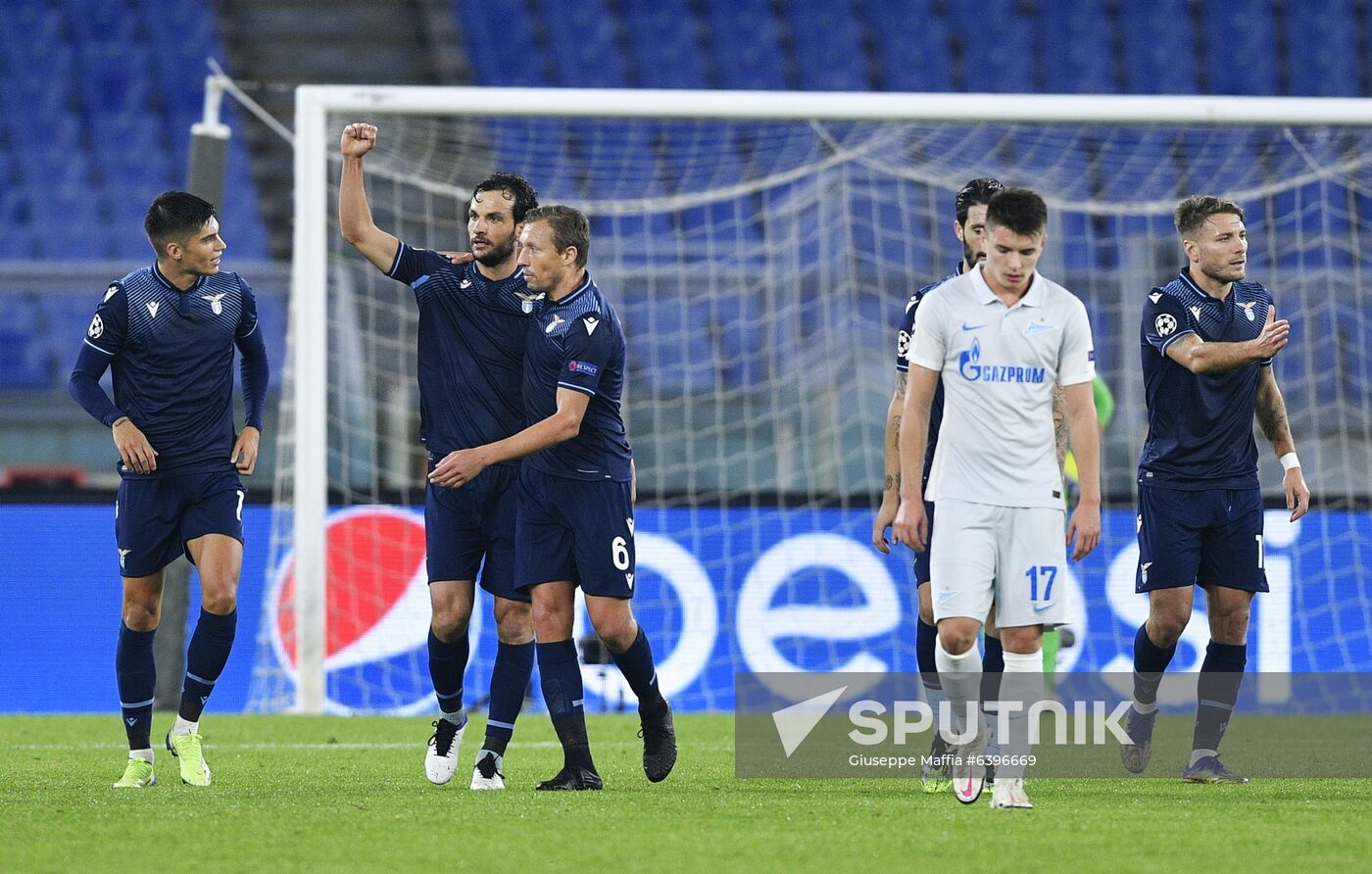 Italy Soccer Champions League Lazio - Zenit