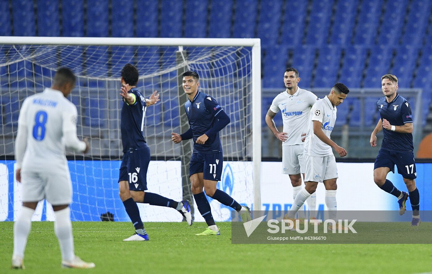 Italy Soccer Champions League Lazio - Zenit