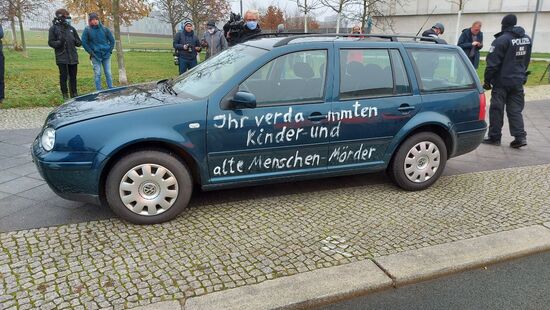 Germany Chancellery Car Crash 