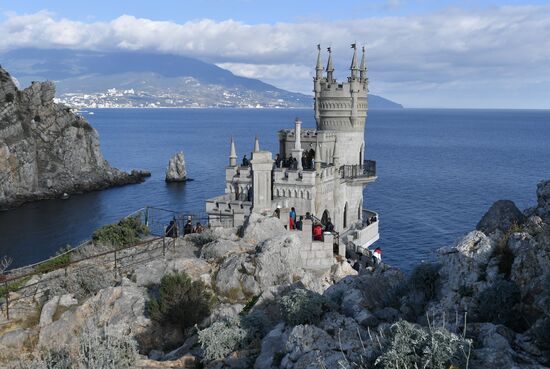 Russia Crimea Swallow's Nest Reconstruction 