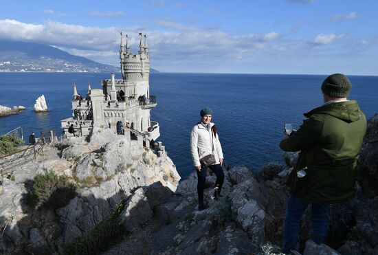 Russia Crimea Swallow's Nest Reconstruction 