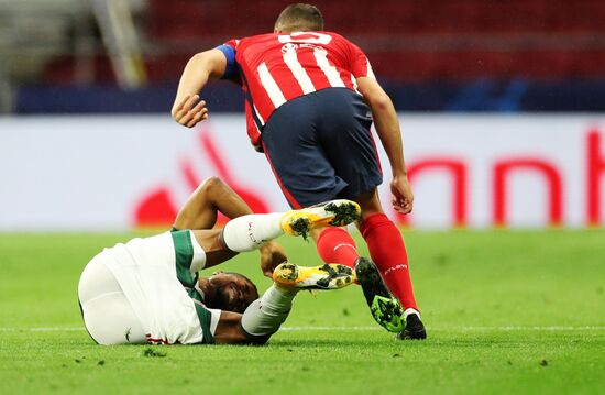 Spain Soccer Champions League Atletico - Lokomotiv