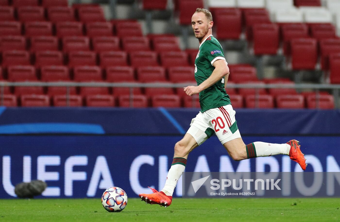 Spain Soccer Champions League Atletico - Lokomotiv