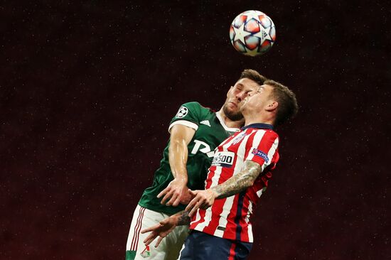 Spain Soccer Champions League Atletico - Lokomotiv