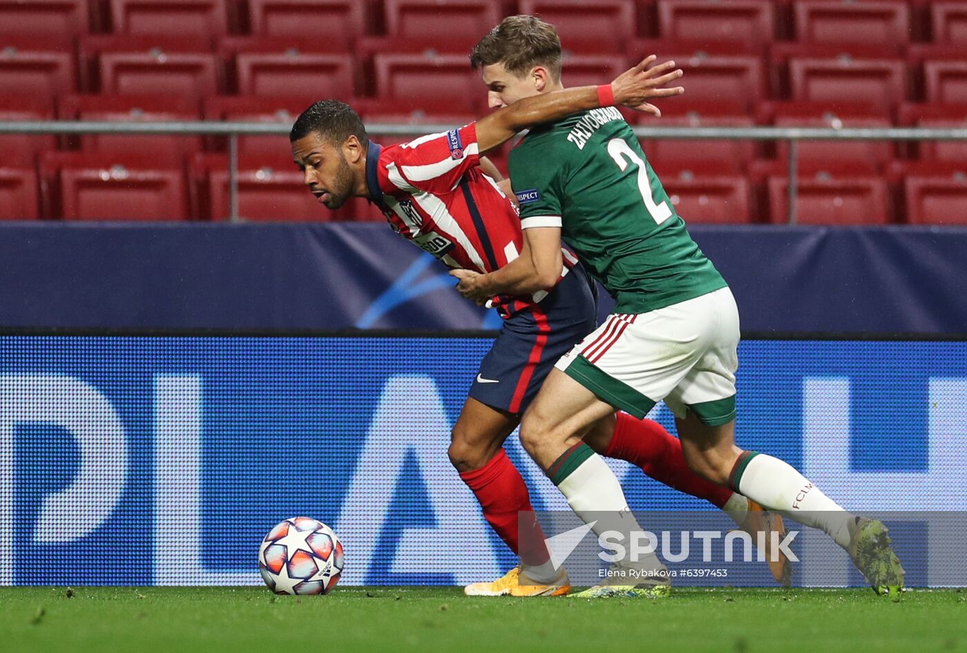 Spain Soccer Champions League Atletico - Lokomotiv