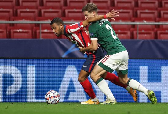 Spain Soccer Champions League Atletico - Lokomotiv