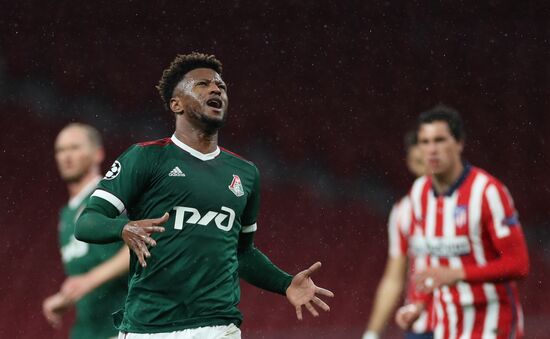 Spain Soccer Champions League Atletico - Lokomotiv