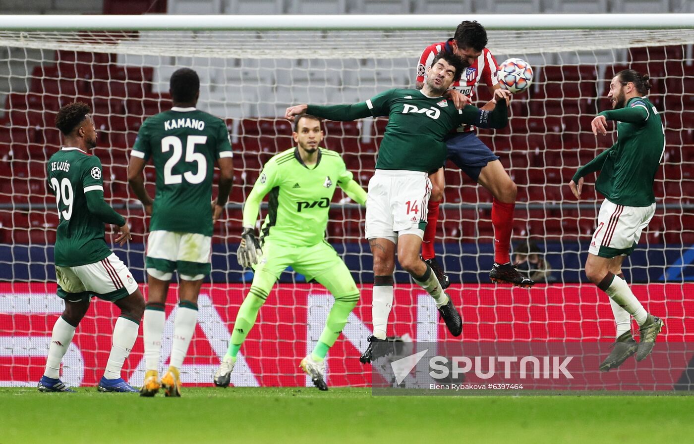 Spain Soccer Champions League Atletico - Lokomotiv