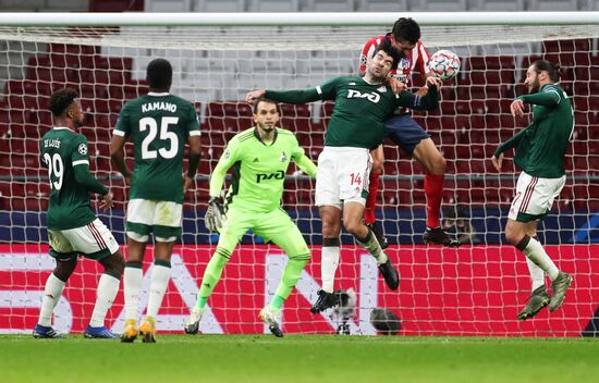 Spain Soccer Champions League Atletico - Lokomotiv