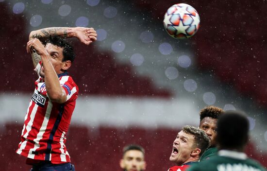 Spain Soccer Champions League Atletico - Lokomotiv