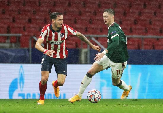 Spain Soccer Champions League Atletico - Lokomotiv