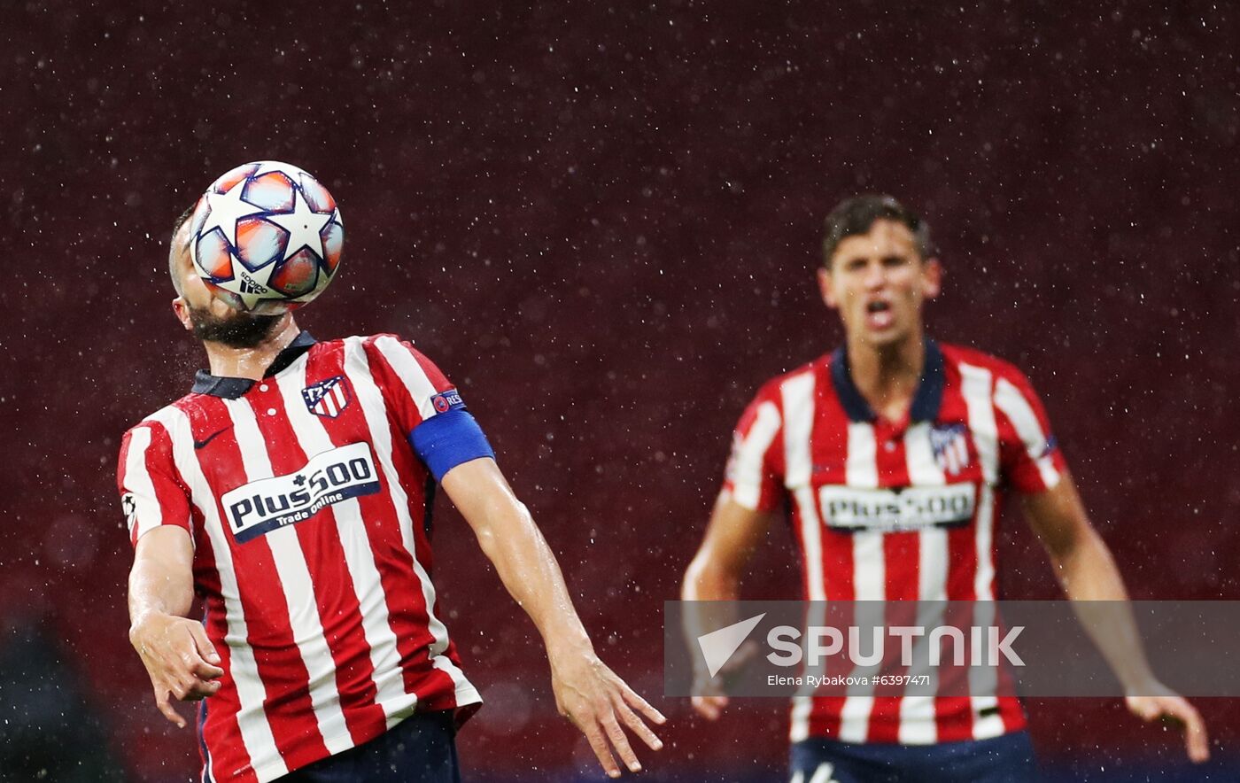 Spain Soccer Champions League Atletico - Lokomotiv