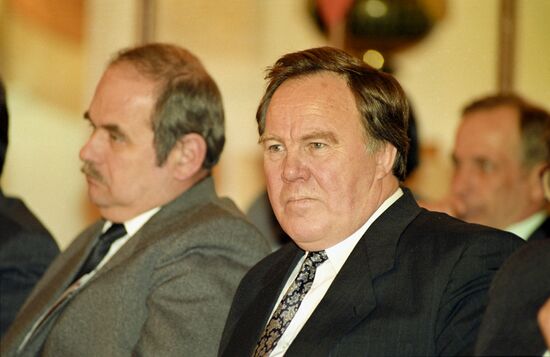 Signing Treaty of Federation in Russia