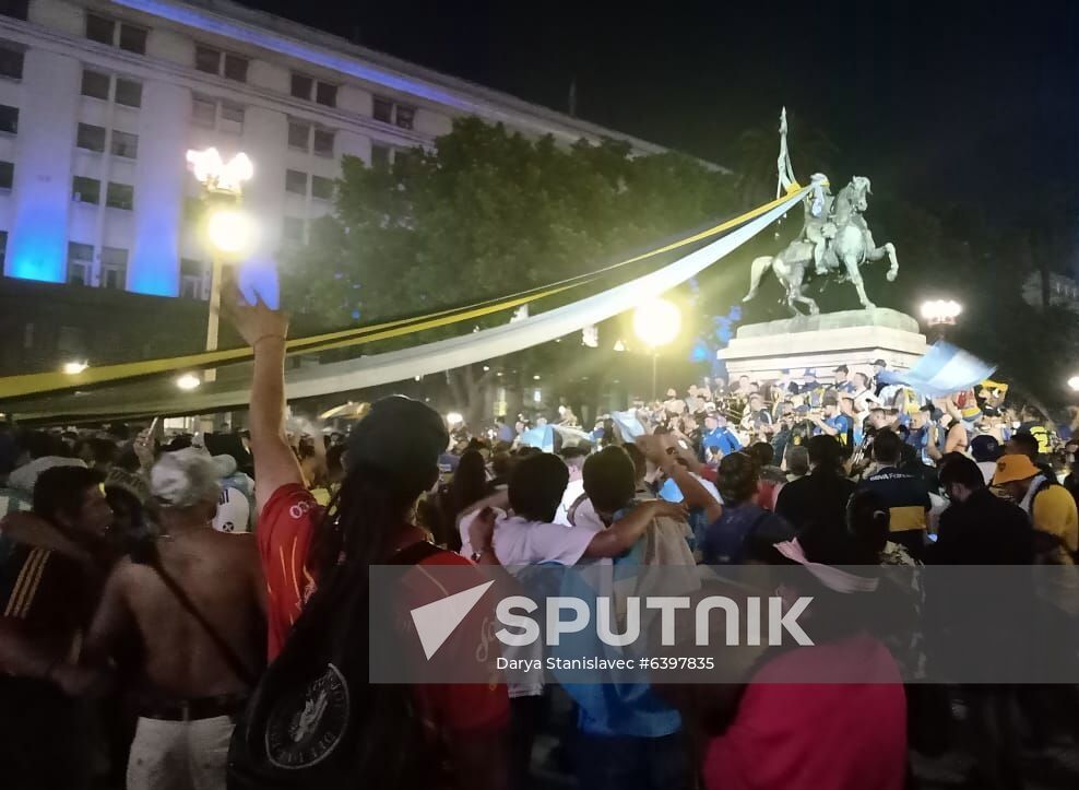 Argentina Soccer Maradona Death