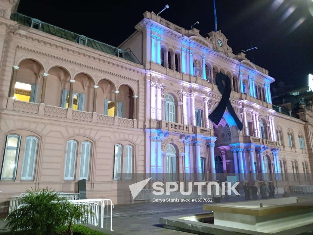 Argentina Soccer Maradona Death