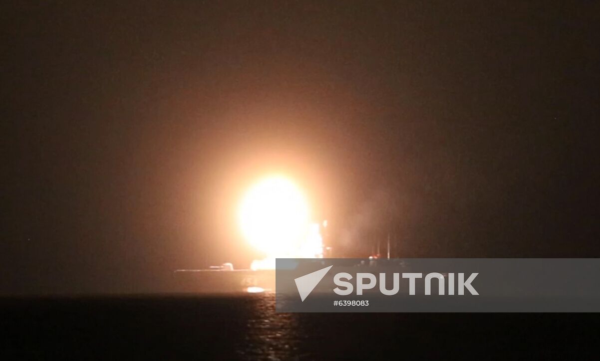 Russia Zircon Missile Launching