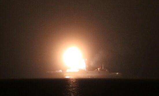 Russia Zircon Missile Launching