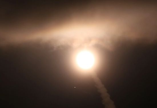 Russia Zircon Missile Launching
